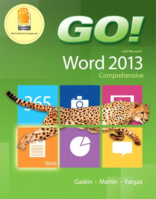 Go! With Microsoft Word 2013 Comprehensive,New