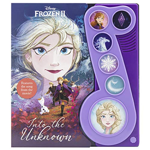 Disney Frozen 2 Elsa, Anna, Olaf, And More!  Into The Unknown Little Music Note Sound Book  Pi Kids (Playasong),Used