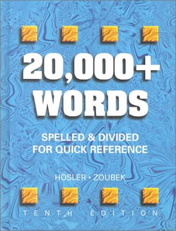 20,000+ Words: Spelled and Divided for Quick Reference,Used