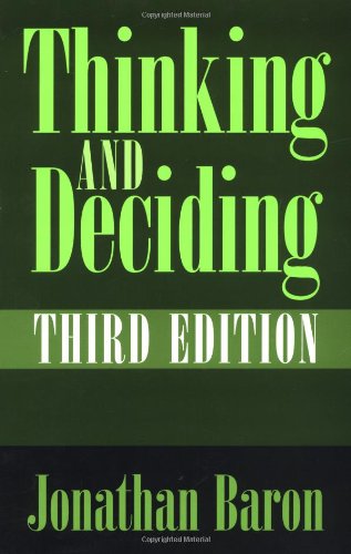 Thinking and Deciding,Used