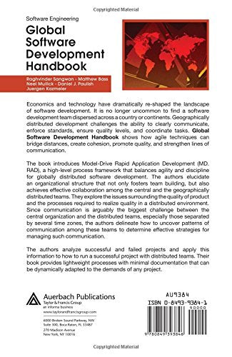 Global Software Development Handbook (Auerbach Series on Applied Software Engineering Series),Used