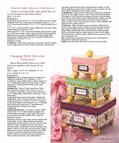 Baby Showers: Invitations, Thank You's, Gifts, Decorations, Announcements, Games, Keepsakes, Favors (Design Originals),Used