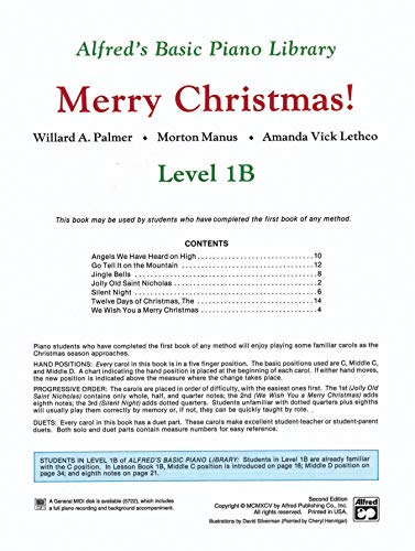 Alfred's Basic Piano Library Merry Christmas!, Bk 1B (Alfred's Basic Piano Library, Bk 1B),New