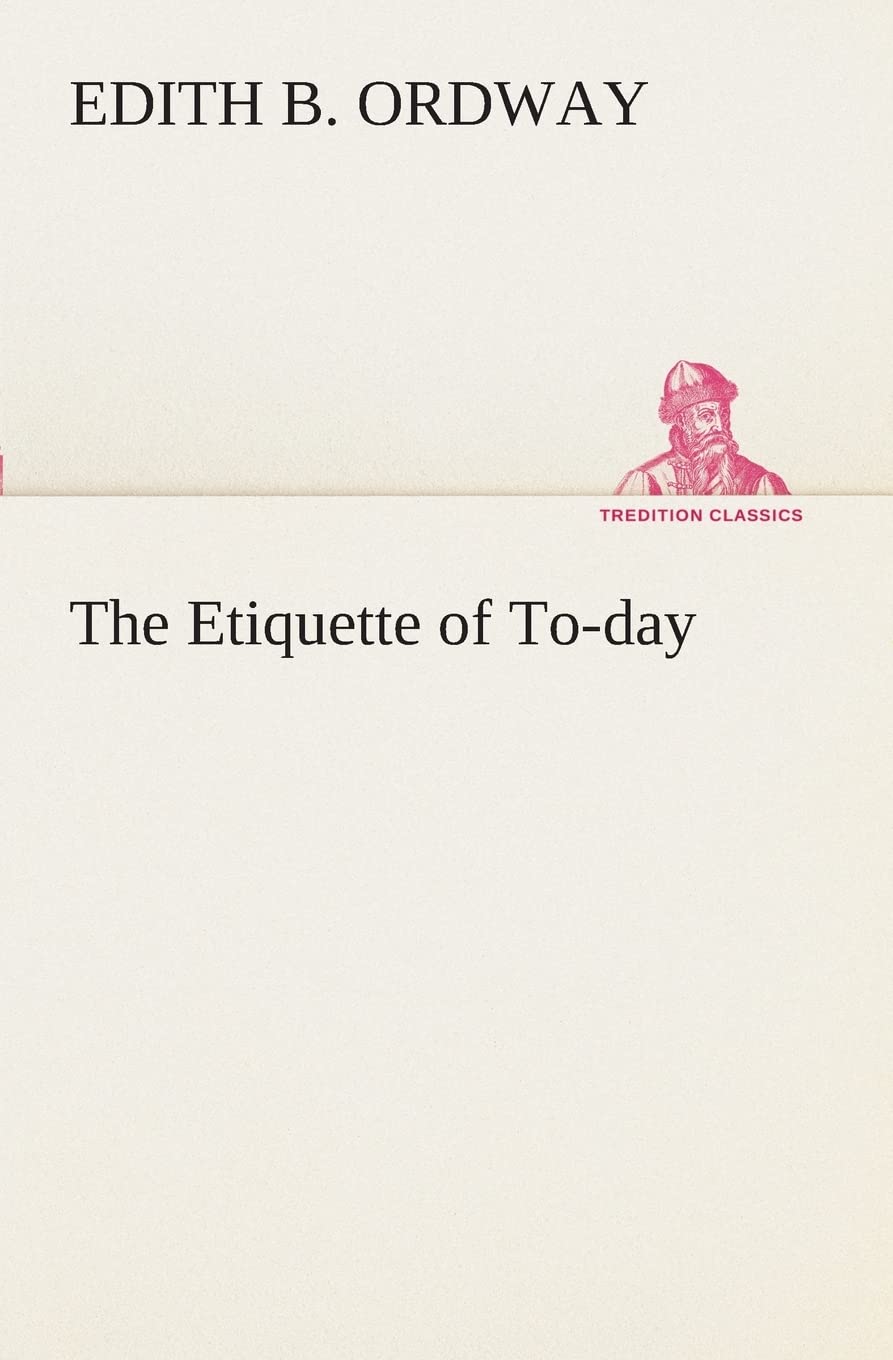 The Etiquette of Today,Used