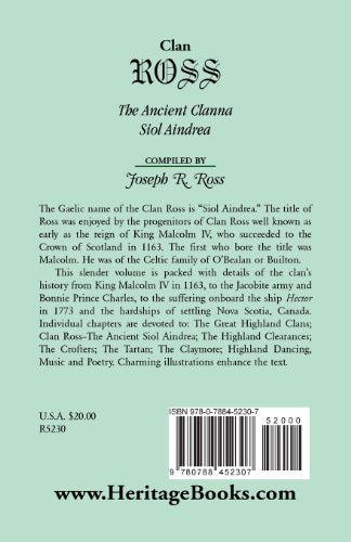 Clan Ross: The Clanna Siol Aindrea,Used