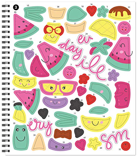 Brain Games  Sticker by Number: Smile Every Day,Used