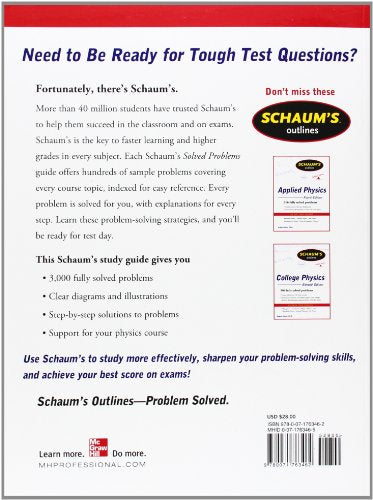 Schaum'S 3,000 Solved Problems In Physics (Schaum'S Outlines),New