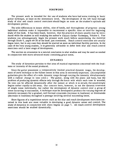 Classic Guitar Technique  Supplement 1: Slur, Ornament, and Reach Development Exercises (Shearer Series),Used