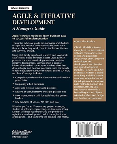 Agile And Iterative Development: A Manager'S Guide,New