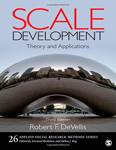 Scale Development: Theory And Applications (Applied Social Research Methods)