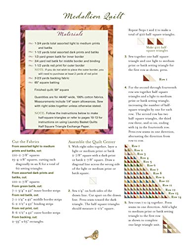 Friendship Triangles: 15 Beautiful Quilting Projects, Triangle Exchange Ideas, Easy, Stepbystep Technique (Landauer) Halfsqua,Used