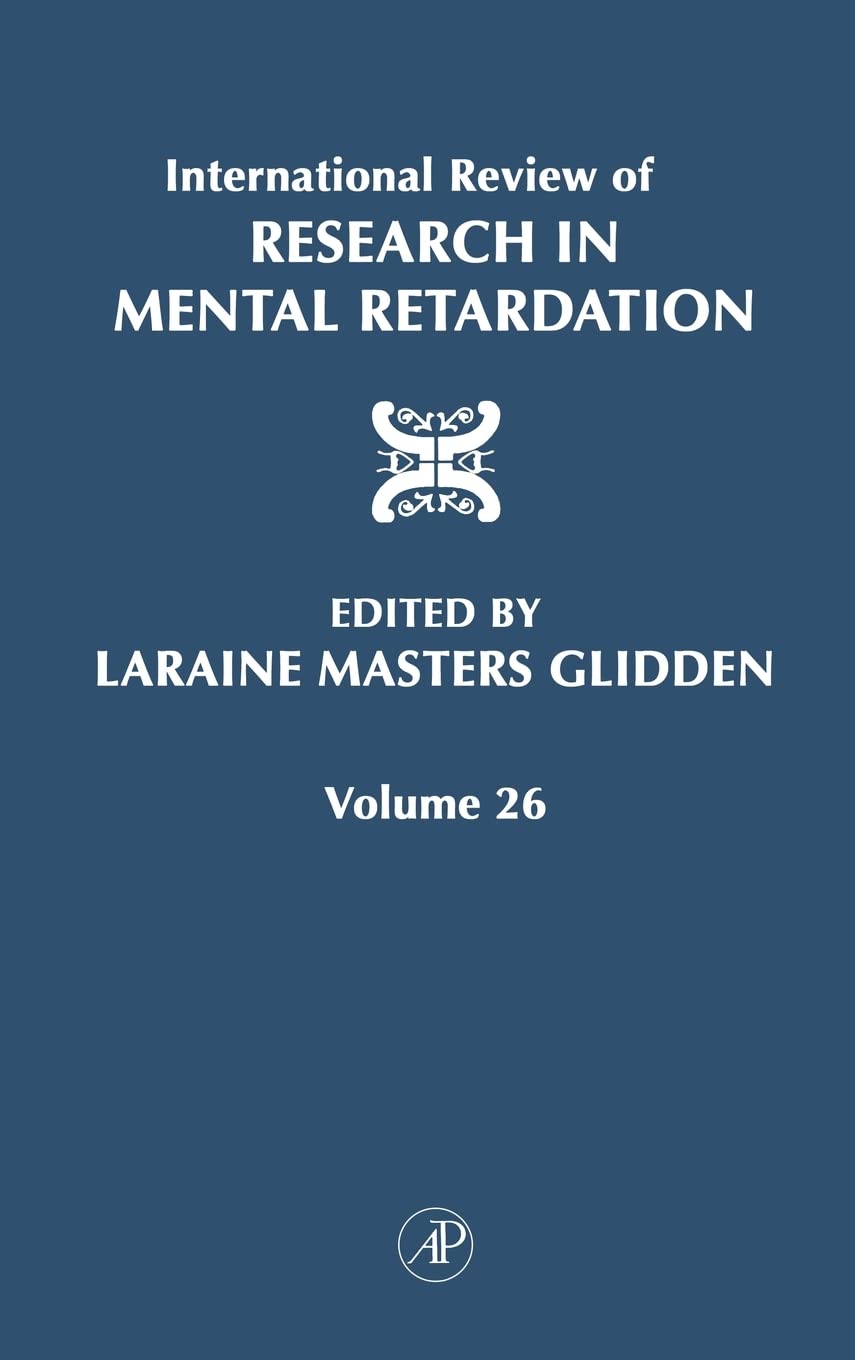 International Review of Research in Mental Retardation (Volume 26),Used