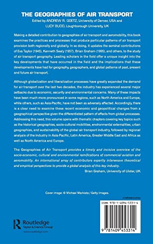 The Geographies of Air Transport (Transport and Mobility),Used