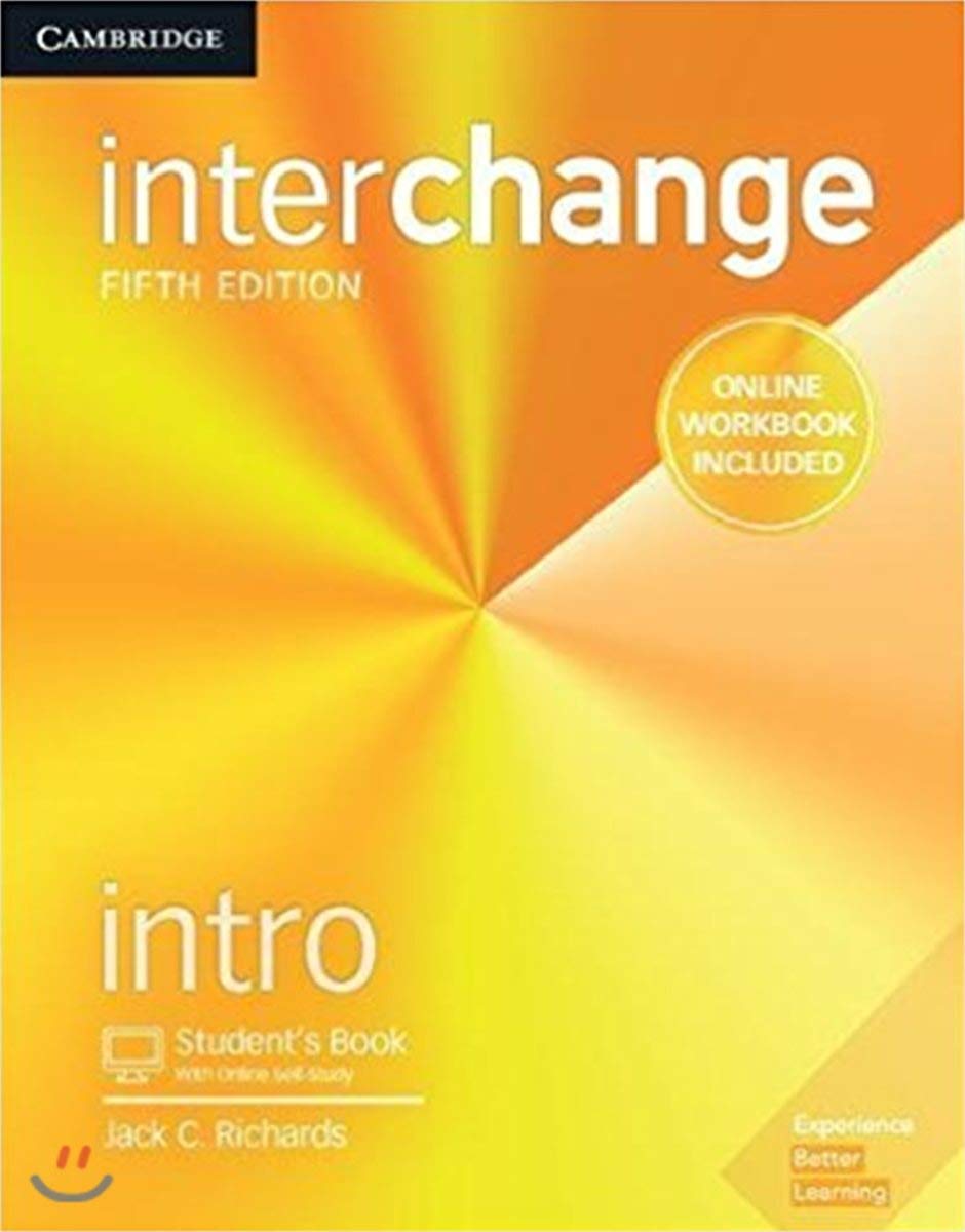 Interchange Intro Student's Book with Online SelfStudy and Online Workbook,New