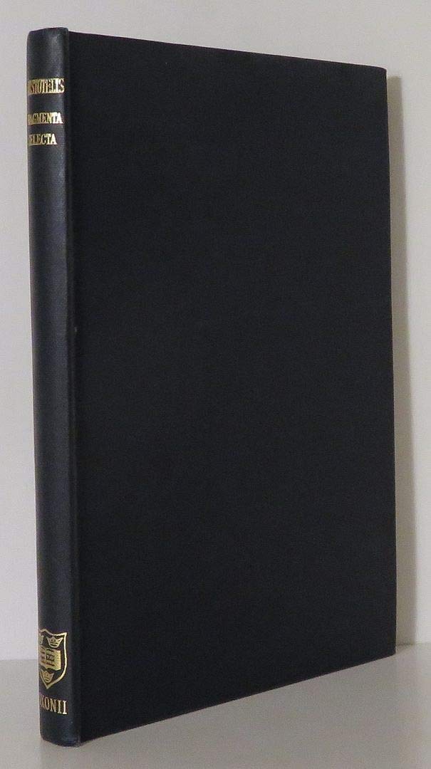 Fragmenta Selecta (Oxford Classical Texts),Used