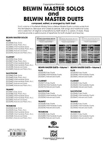 Belwin Master Duets (Saxophone), Vol 1: Easy,Used
