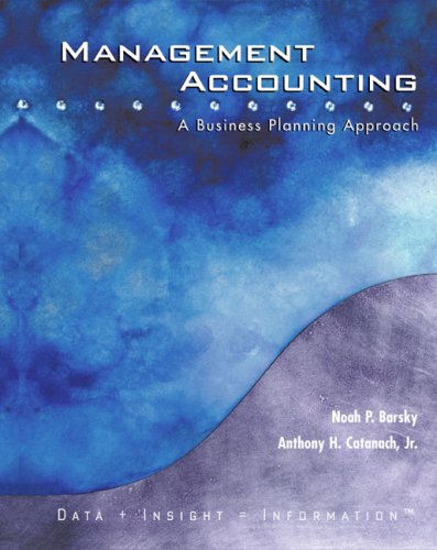 Management Accounting: A Business Planning Approach,Used