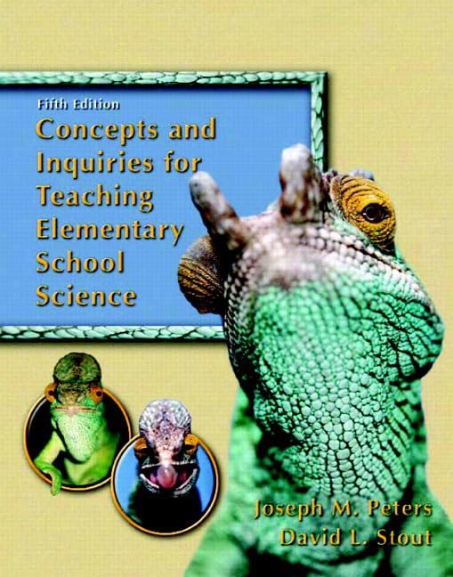 Concepts And Inquiries In Elementary School Science,New