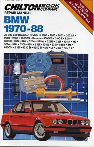 Chilton Book Company Repair Manual: Bmw 197088,Used