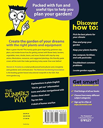 Gardening Basics For Dummies 3e,Used