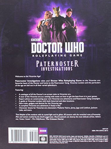 Dr Who Paternoster Investigations,Used