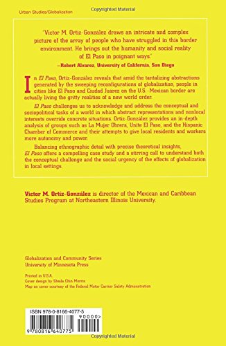 El Paso: Local Frontiers At A Global Crossroads (Volume 13) (Globalization and Community),Used