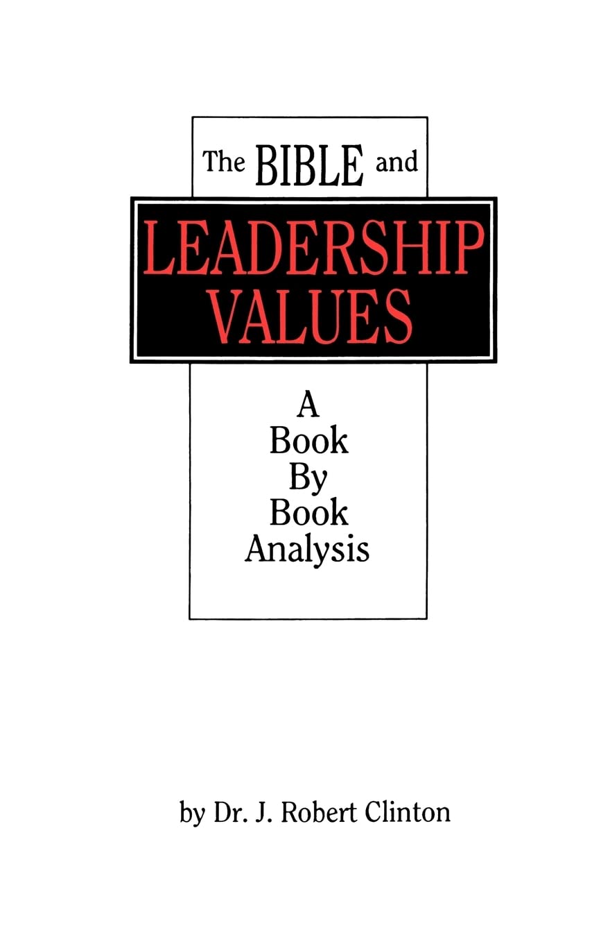 The Bible and Leadership Values,Used