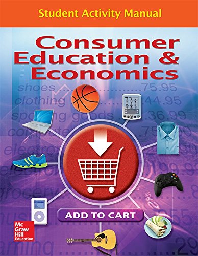 Consumer Education And Economics, Student Activity Manual (Consumer Education & Economics),New