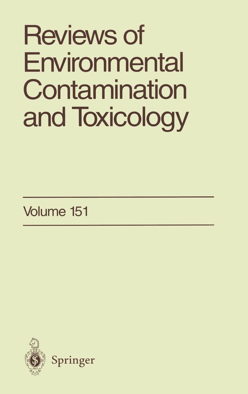 Reviews of Environmental Contamination and Toxicology 151,Used