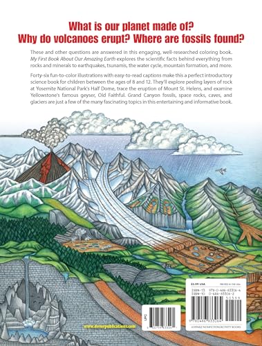 My First Book About Our Amazing Earth (Dover Science For Kids Coloring Books),Used