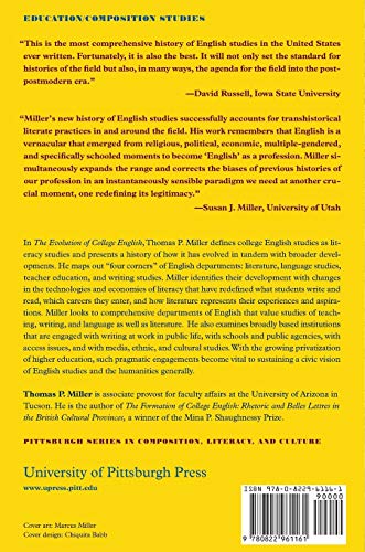The Evolution of College English: Literacy Studies from the Puritans to the Postmoderns (Composition, Literacy, and Culture),Used