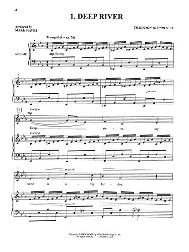 The Mark Hayes Vocal Solo Collection 10 Spirituals For Solo Voice: For Concerts, Contests, Recitals, And Worship (Medium High,Used