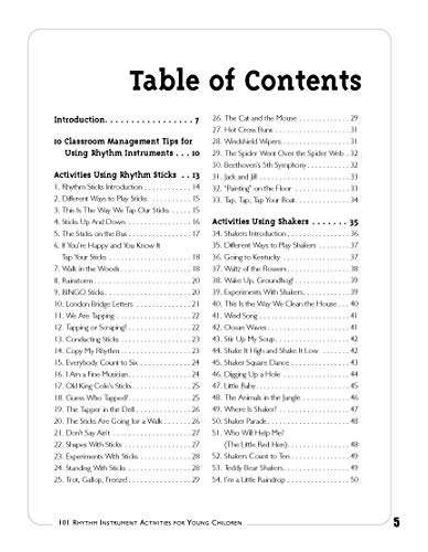 101 Rhythm Instrument Activities For Young Children,New