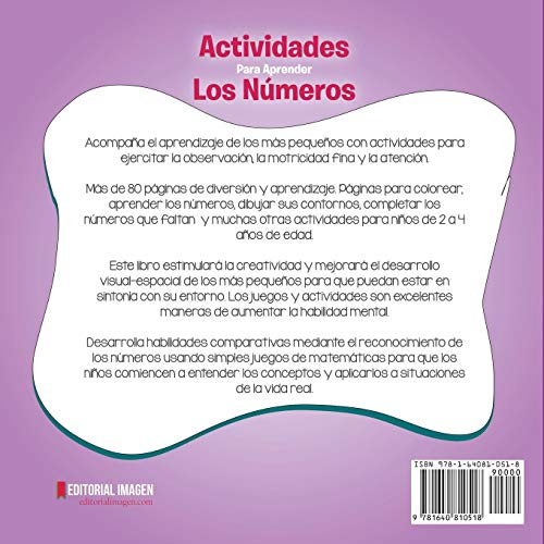 Actividades para Aprender los Nmeros: Juegos y Actividades para nios de entre 2 a 4 aos de edad (Primeros Pasos) (Spanish Edit,Used