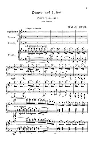 Romeo and Juliet: French, English Language Edition, Vocal Score (Kalmus Edition) (French Edition),Used