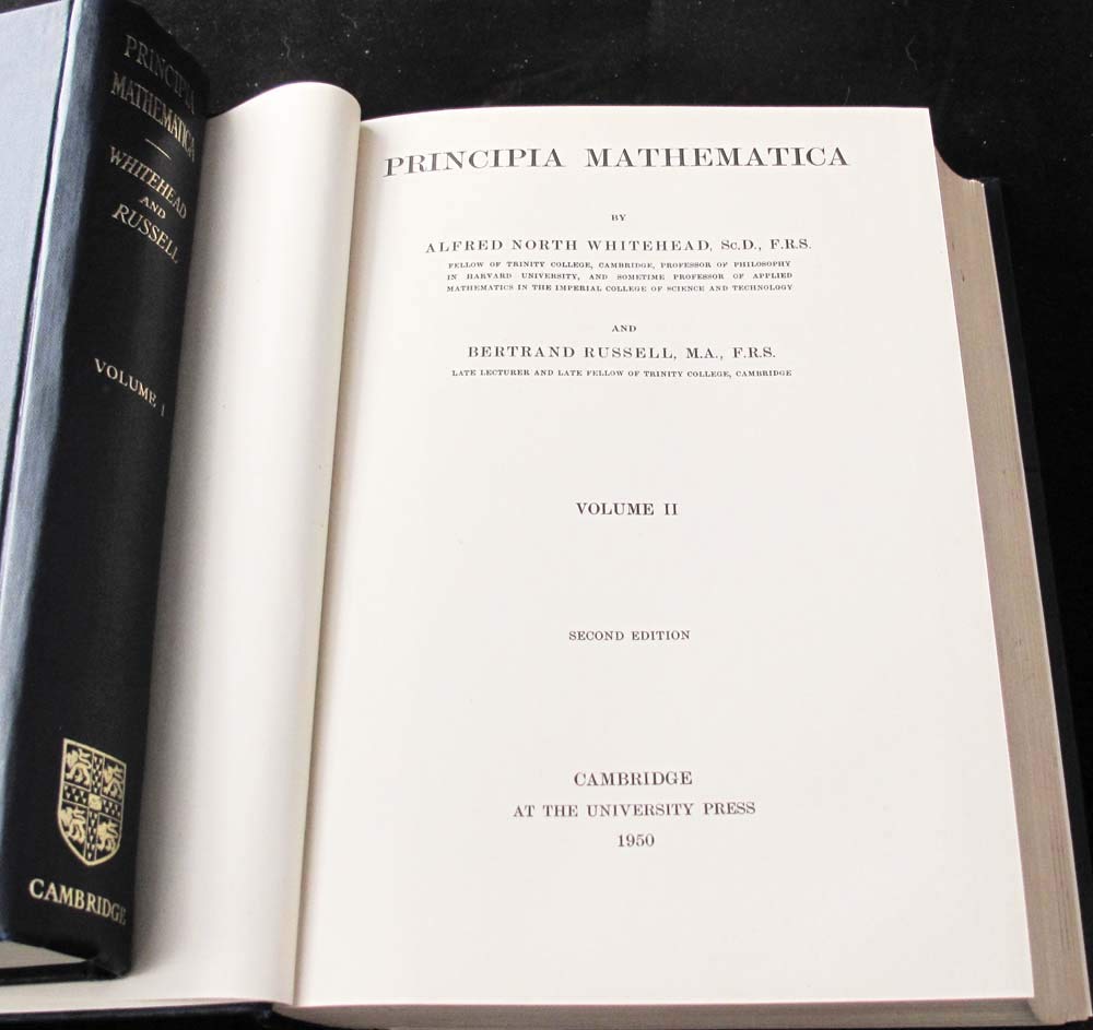 Principia Mathematica 3 Volume Set,New