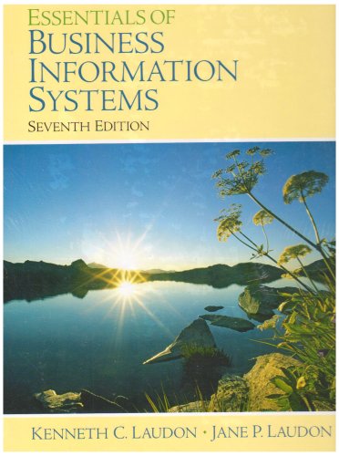 Essentials Of Business Information Systems,New