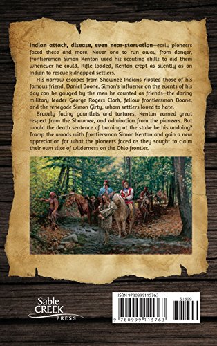 Simon Kenton Unlikely Hero: Biography of a Frontiersman (Pioneer Biographies),Used