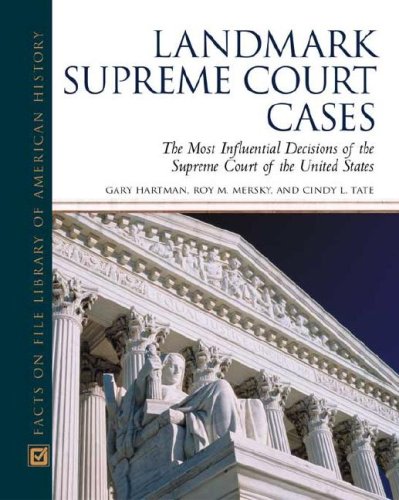 Landmark Supreme Court Cases: The Most Influential Decisions Of The Supreme Court Of The United States (Facts On File Library Of,New