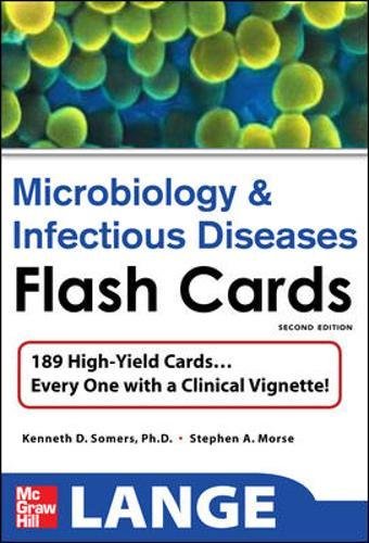 Lange Microbiology And Infectious Diseases Flash Cards, Second Edition (Lange Flashcards),New
