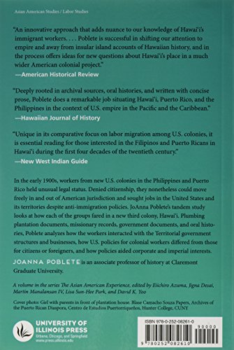 Islanders in the Empire: Filipino and Puerto Rican Laborers in Hawai'i (Asian American Experience),Used