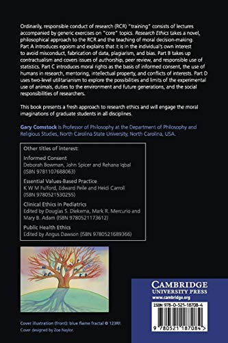 Research Ethics: A Philosophical Guide to the Responsible Conduct of Research (Cambridge Medicine (Paperback)),Used