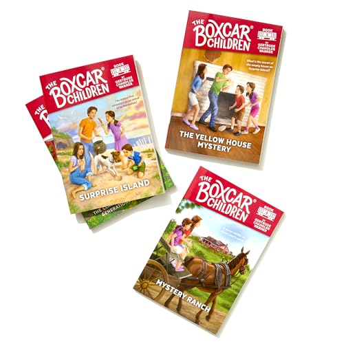The Boxcar Children Mysteries Boxed Set 14: The Boxcar Children; Surprise Island; The Yellow House; Mystery Ranch,Used
