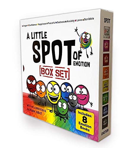 A Little SPOT of Emotion 8 Book Box Set (Books 18: Anger, Anxiety, Peaceful, Happiness, Sadness, Confidence, Love, & Scribble E,New