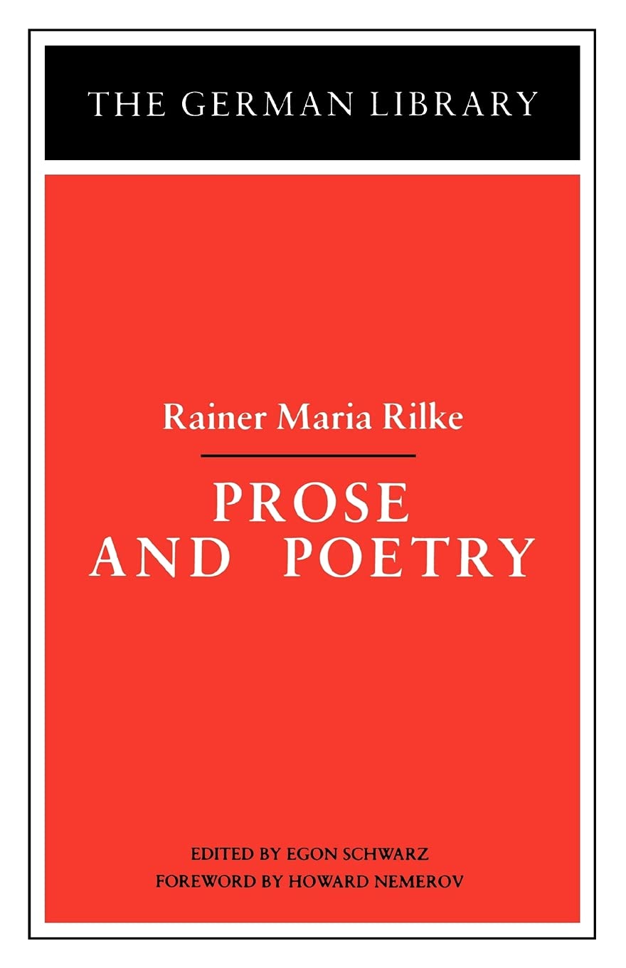 Prose And Poetry: Rainer Maria Rilke (German Library),Used