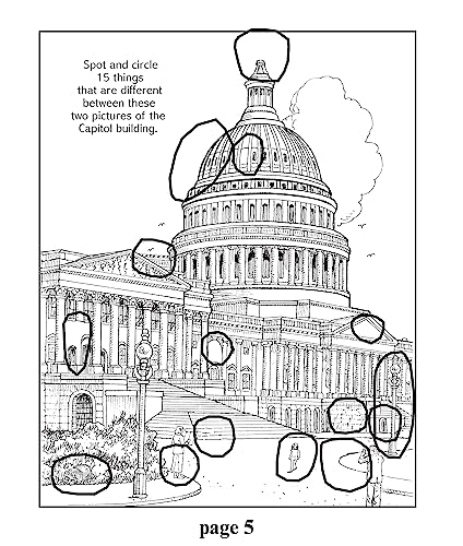 SpottheDifferences Across the USA (Dover Kids Activity Books: U.S.A.),Used