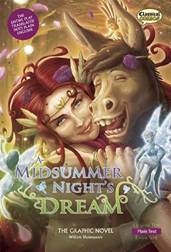 A Midsummer Night's Dream The Graphic Novel: Plain Text (Classical Comics),Used