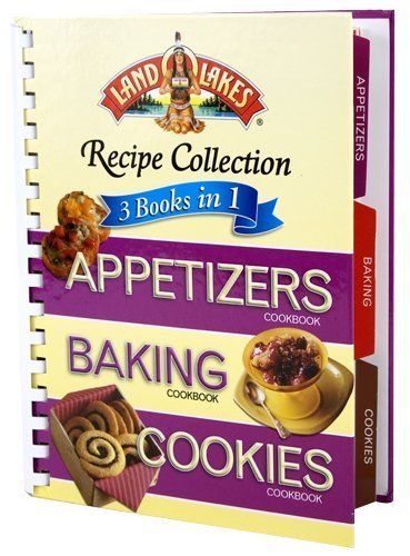 Land O' Lakes 3 Books In 1: Appetizers, Baking, And Cookies,Used