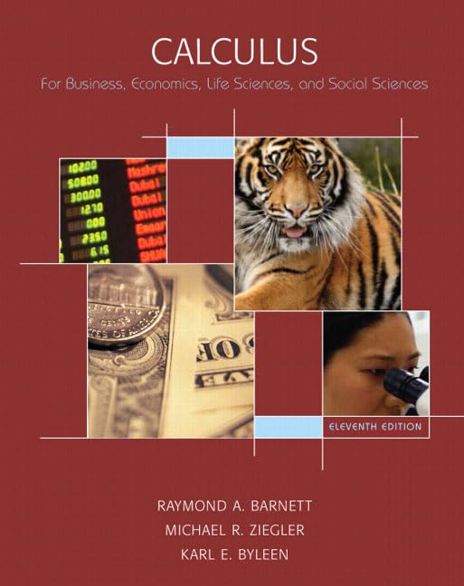 Calculus for Business, Economics, Life Sciences and Social Sciences (11th Edition),Used