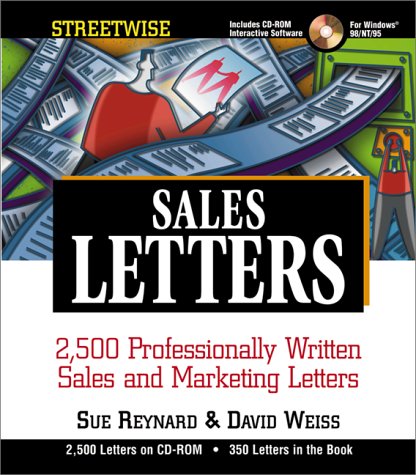 Streetwise Sales Letters W/Cd (Adams Streetwise Series),Used